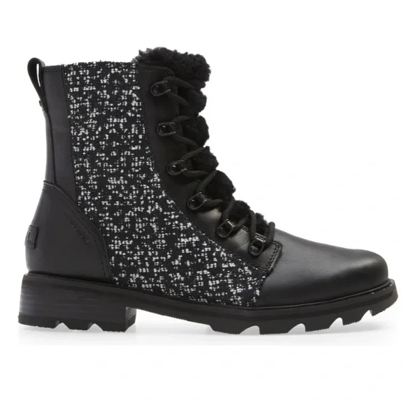 New Sorel Lennox Genuine Shearling Waterproof Lace-Up Boot - Picture 5 of 12